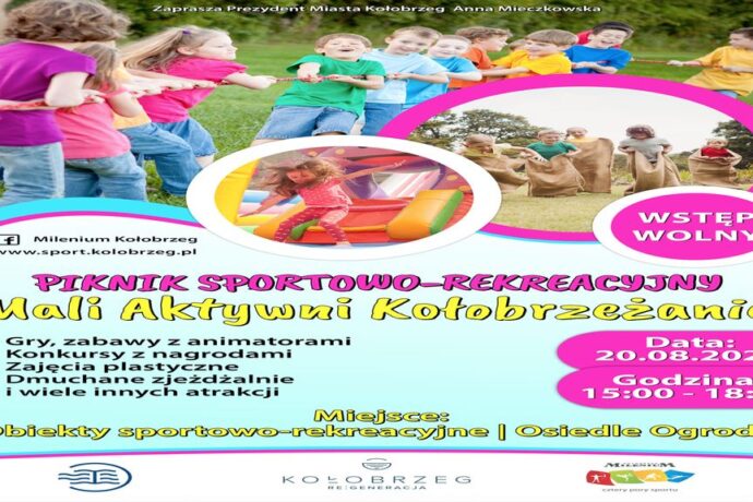 Piknik Mali Aktywni Kołobrzeżanie już w niedzielę na Ogrodach