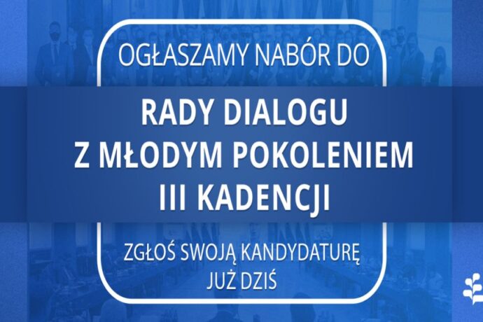 Trwa nabór do Rady Dialogu z Młodym Pokoleniem