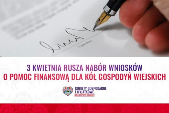 Pomoc finansowa dla Kół Gospodyń Wiejskich