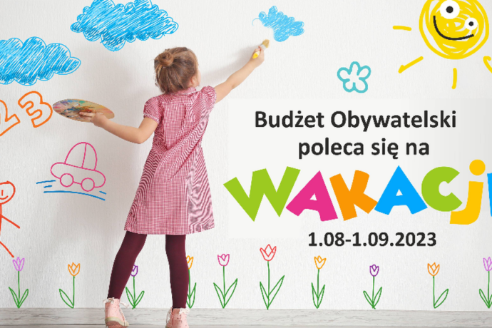 Konkurs plastyczny „Budżet Obywatelski poleca się na wakacje”