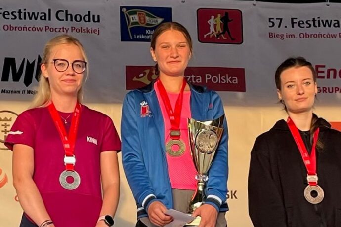 Kinga Waleriańczyk ze srebrnym medalem