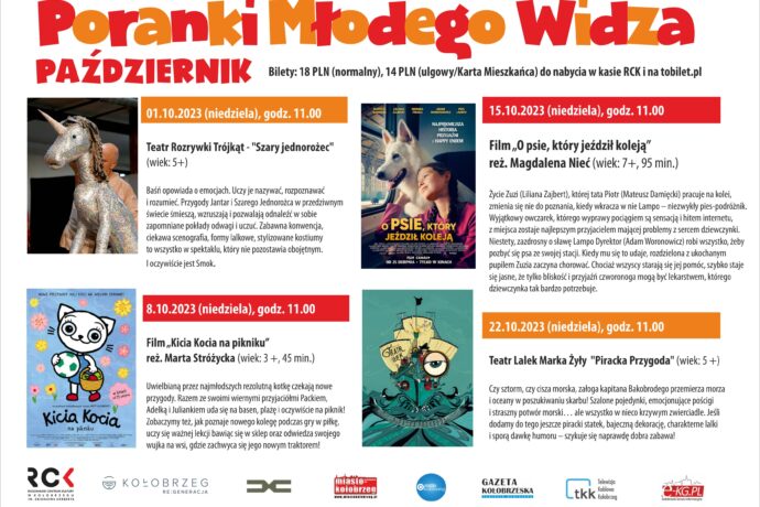 Poranki Młodego Widza w Regionalnym Centrum Kultury