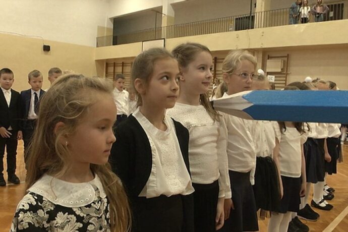Pasowanie pierwszoklasistów