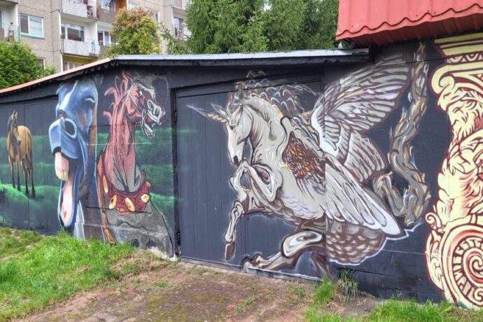 Wyjątkowe graffiti w mieście