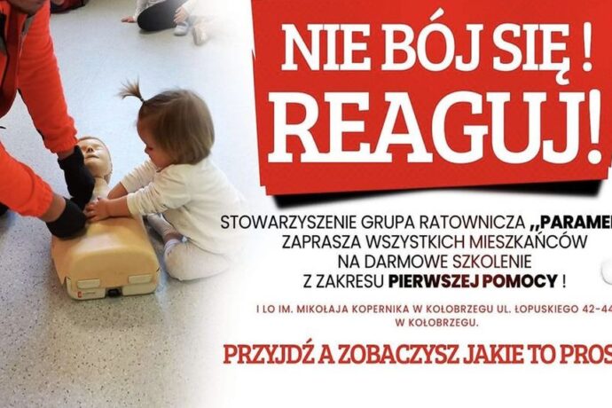 Paramedic zaprasza na darmowe szkolenie z zakresu udzielania pierwszej pomocy