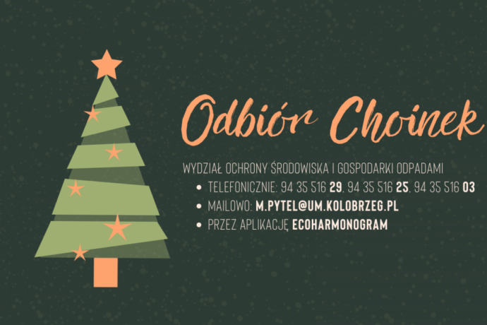 Odbiór choinek