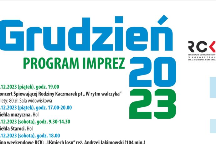 RCK program imprez – grudzień