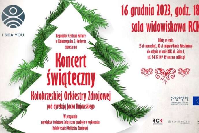 Koncert świąteczny Kołobrzeskiej Orkiestry Zdrojowej
