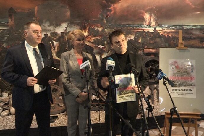 Zapowiedź inscenizacji „Bój o Kołobrzeg”