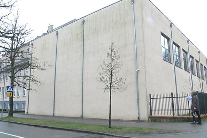 Mural na ścianie sali gimnastycznej przy SP3?