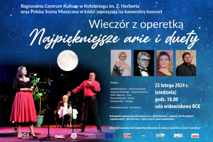 „Wieczór z operetką. Najpiękniejsze arie i duety” w RCK