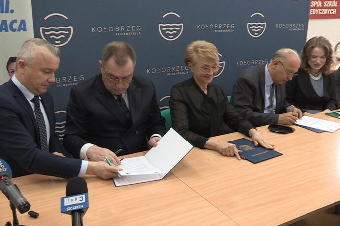 Podpisanie listu intencyjnego w sprawie utworzenia w Kołobrzegu wydziału zamiejscowego Państwowej Wyższej Szkoły Zawodowej