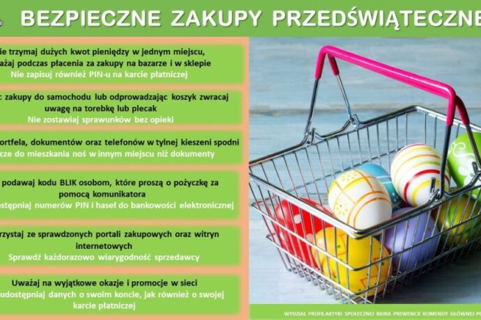 Bezpieczne zakupy przedświąteczne