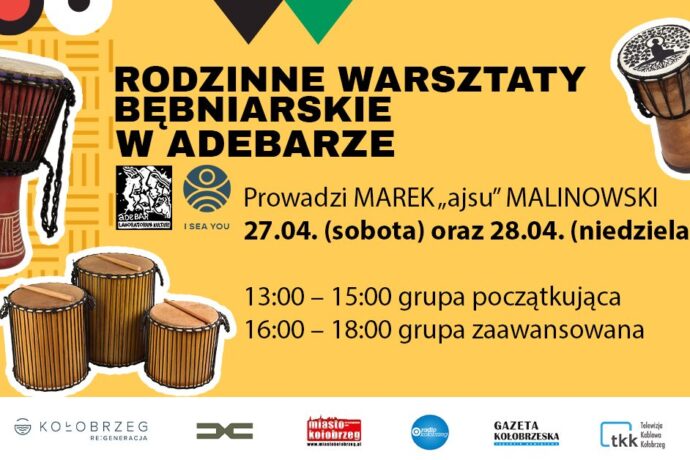 Warsztaty bębniarskie w Adebarze