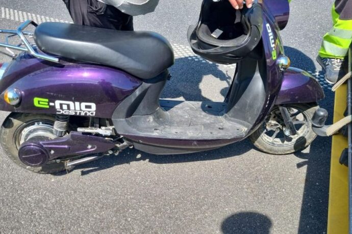Motorowerem po S6 – kierujący zatrzymany