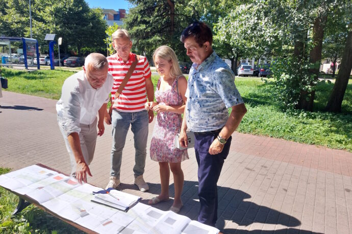 Spotkanie w sprawie ciągu pieszo-rowerowego wzdłuż ul. Fredry