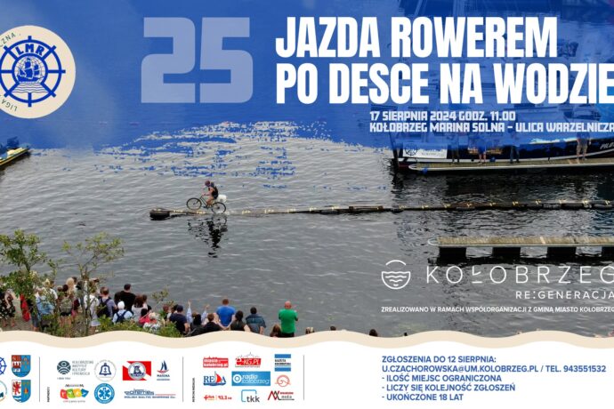 25 jubileuszowe zawody w jeździe rowerem po desce na wodzie