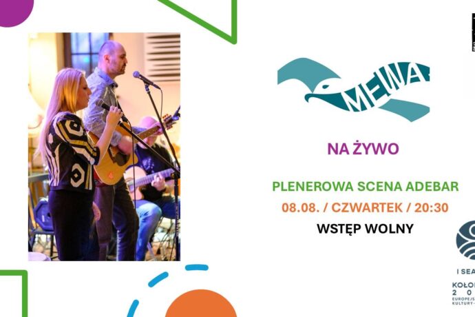 Zespół Mewa na plenerowej scenie Adebaru
