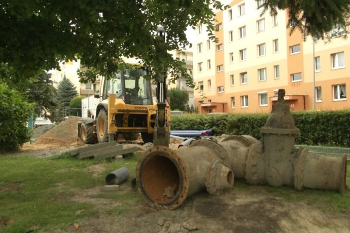 Jakie dokładnie prace wodociągowe przeprowadzono na Ogrodach?