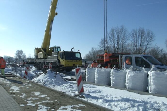 O postępach prac na ulicy Krzywoustego