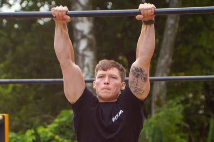Funkcjonariusz z Kołobrzegu mistrzem Street Workoutu