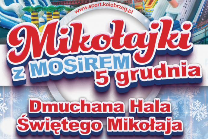 Mikołajki z MOSiR-em – Dmuchana Hala Św. Mikołaja