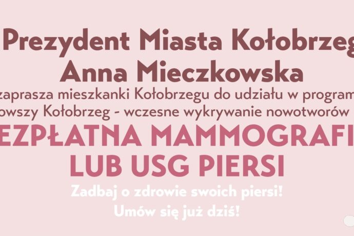 Ostatnie miejsca na darmowe usg i mammografię