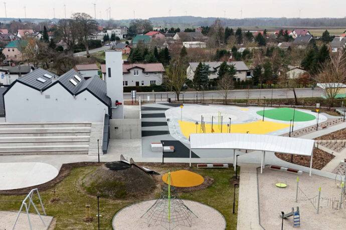 Teren przy remizie OSP w Dygowie z nominacją do Property Design Awards