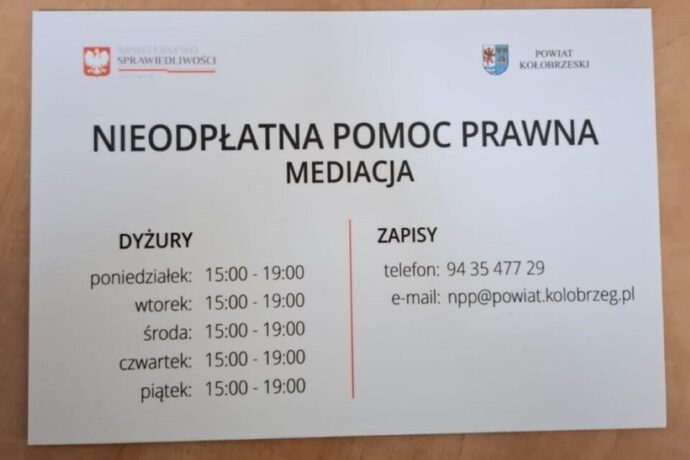 Zmiana siedziby Punktu Nieodpłatnej Pomocy Prawnej