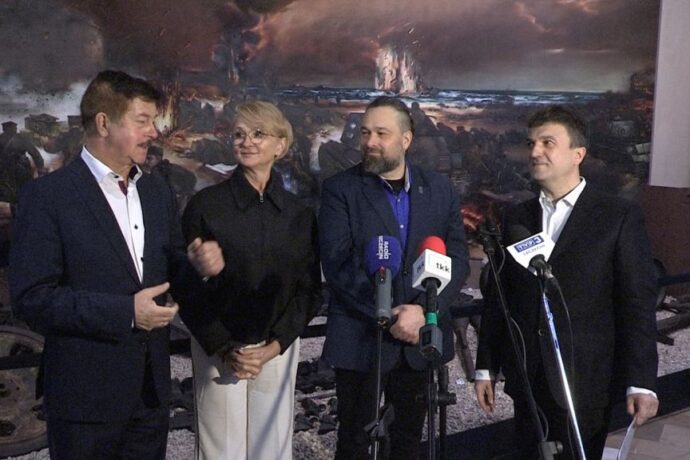 Uroczysty pogrzeb szczątków polskich żołnierzy poległych w walkach o Kołobrzeg