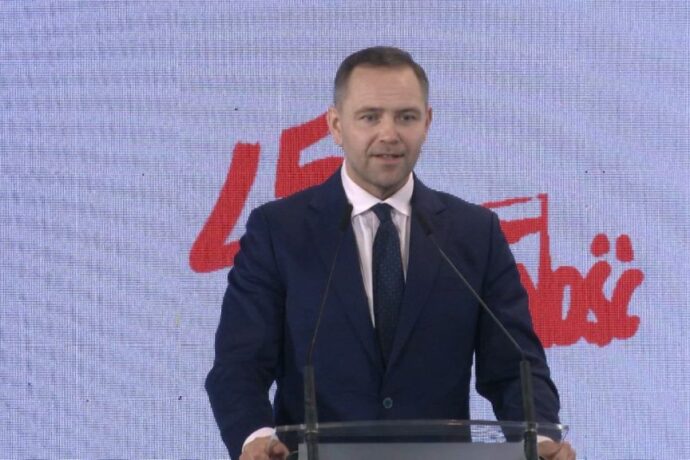 Karol Nawrocki z wizytą w Kołobrzegu