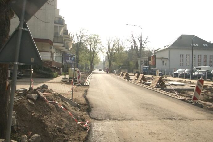 Trwają zaawansowane prace na Alei I Armii Wojska Polskiego