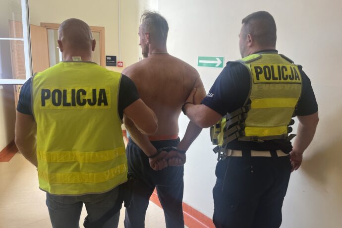 Uciekinier w rękach policji
