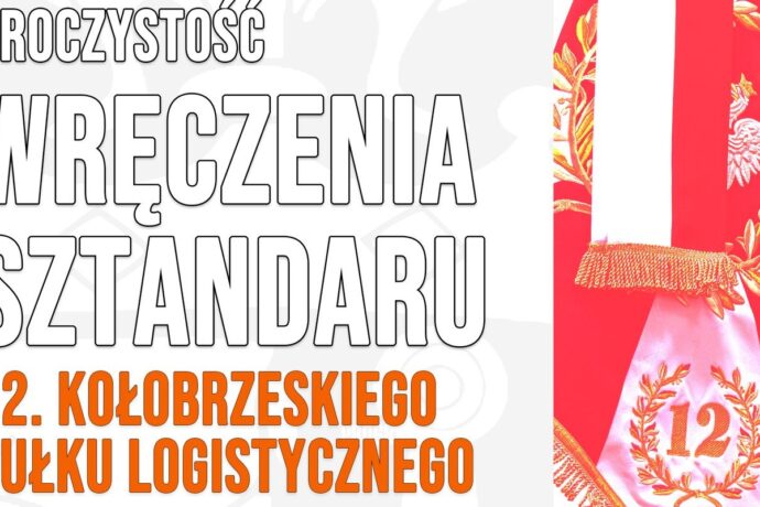 Zaproszenie na uroczystość wręczenia sztandaru