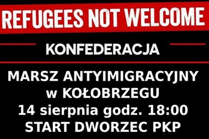 Ruch Narodowy Kołobrzeg zaprasza na marsz antyimigracyjny