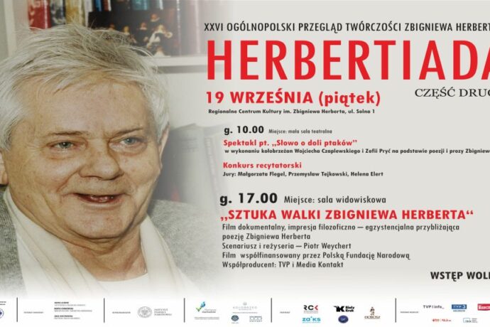 Filmowa odsłona wrześniowej XXVI Herbertiady w Kołobrzegu