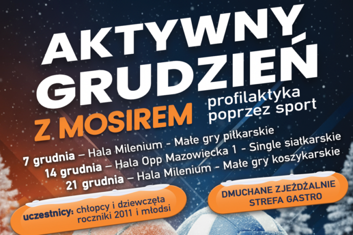 Aktywny Grudzień z MOSiR-em!