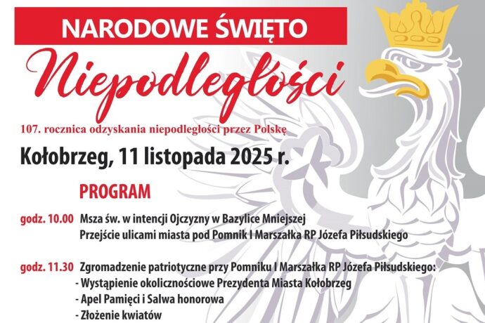 Program obchodów Narodowego Święta Niepodległości