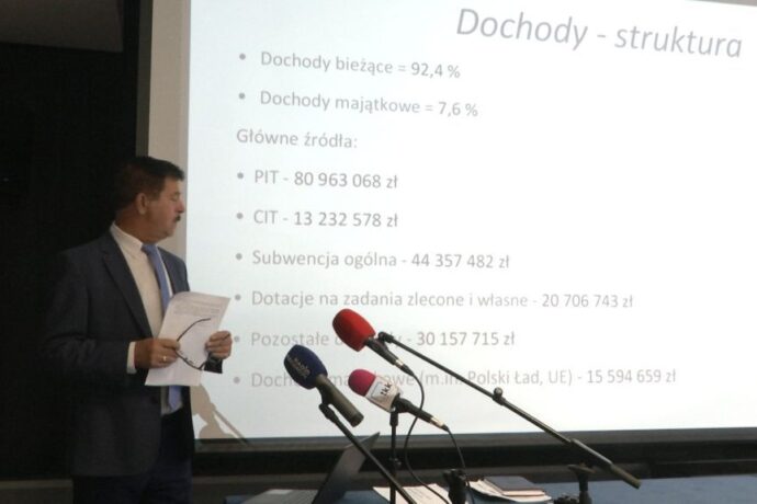 Powiat przedstawił projekt budżetu na 2026 rok (konferencja)