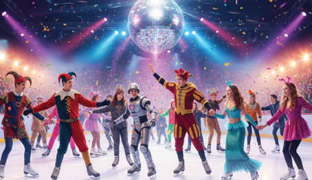 Karnawałowe disco lodowisko