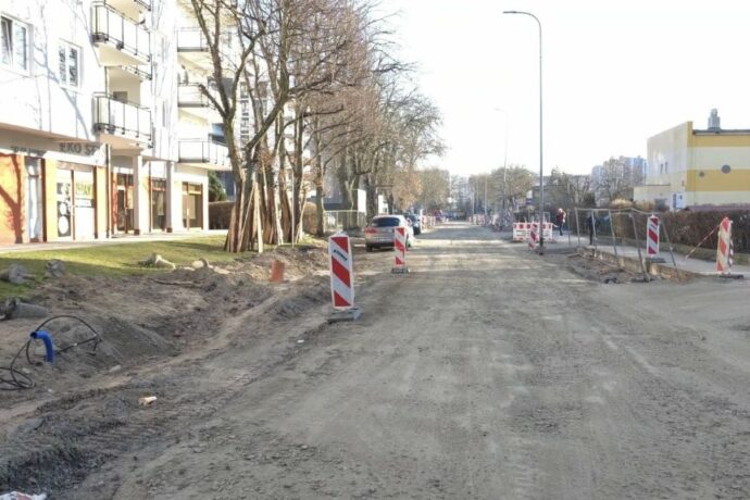 Jak przebiegają prace na ulicy Okopowej?