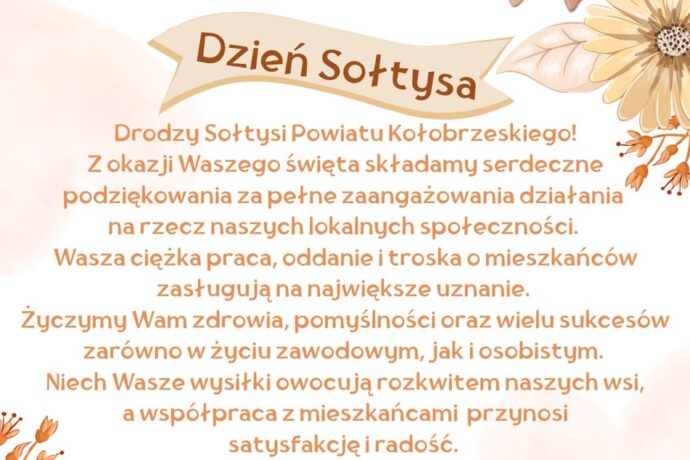 Życzenia z okazji Dnia Sołtysa