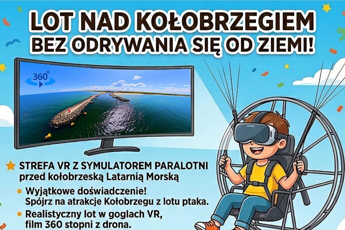 Lot nad Kołobrzegiem bez odrywania się od ziemi