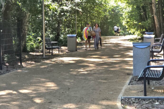 Dojście do nowego zejścia na plażę w Dzielnicy Zachodniej gotowe