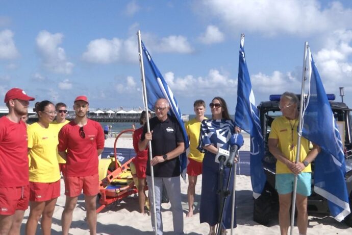 Kołobrzeg z Błękitnymi Flagami