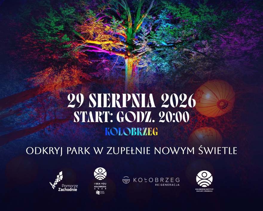 Światło, dźwięk i emocje. Noc Kolorów w Parku im. Stefana Żeromskiego