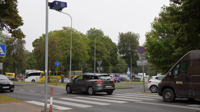 Nowe oświetlenie na przejściu przy ulicy Kamiennej