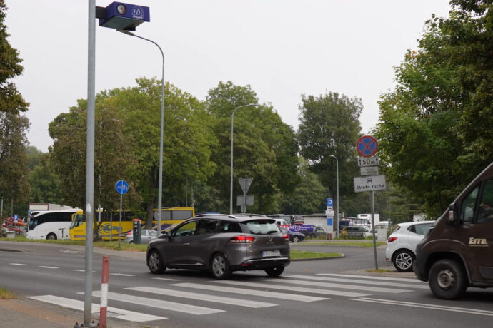 Nowe oświetlenie na przejściu przy ulicy Kamiennej
