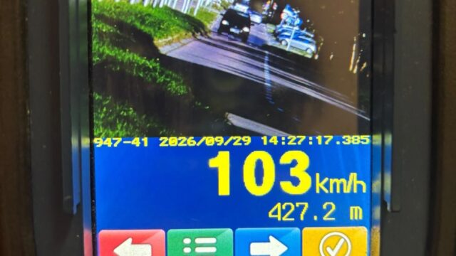 Przekroczył dopuszczalną prędkość o 53 km/h