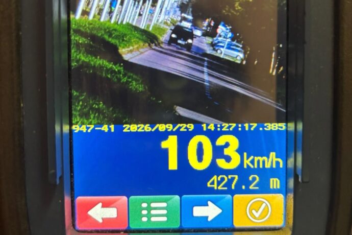Przekroczył dopuszczalną prędkość o 53 km/h